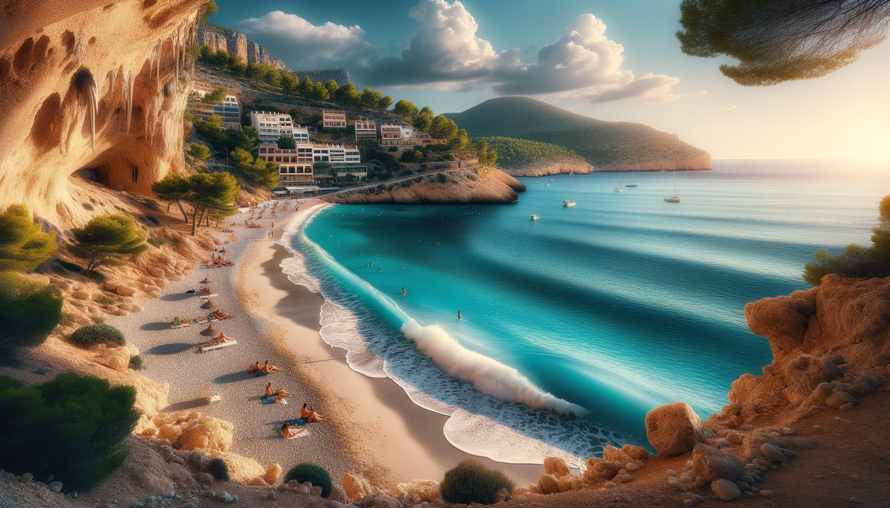 Entspannen an der Cala del Moraig