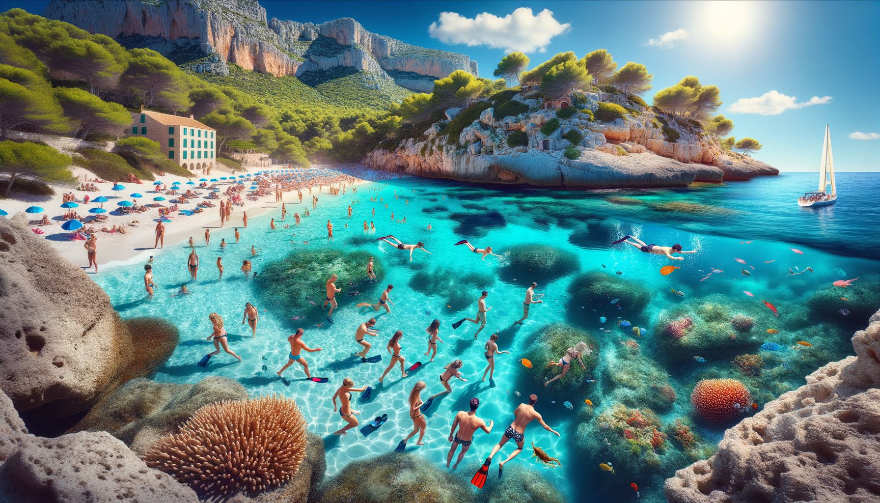Schnorcheln an der Cala Ambolo
